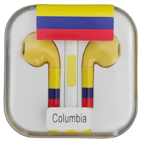 Generico Audifonos amarillo azul rojo