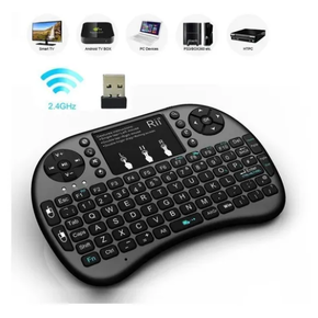- Teclado Mini Smart tv Inalámbrico Recargable